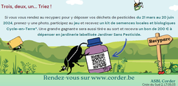 Campagne de sensibilisation au tri des déchets de pesticides