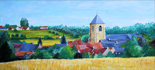 peinture christian pieman centre village ellezelles